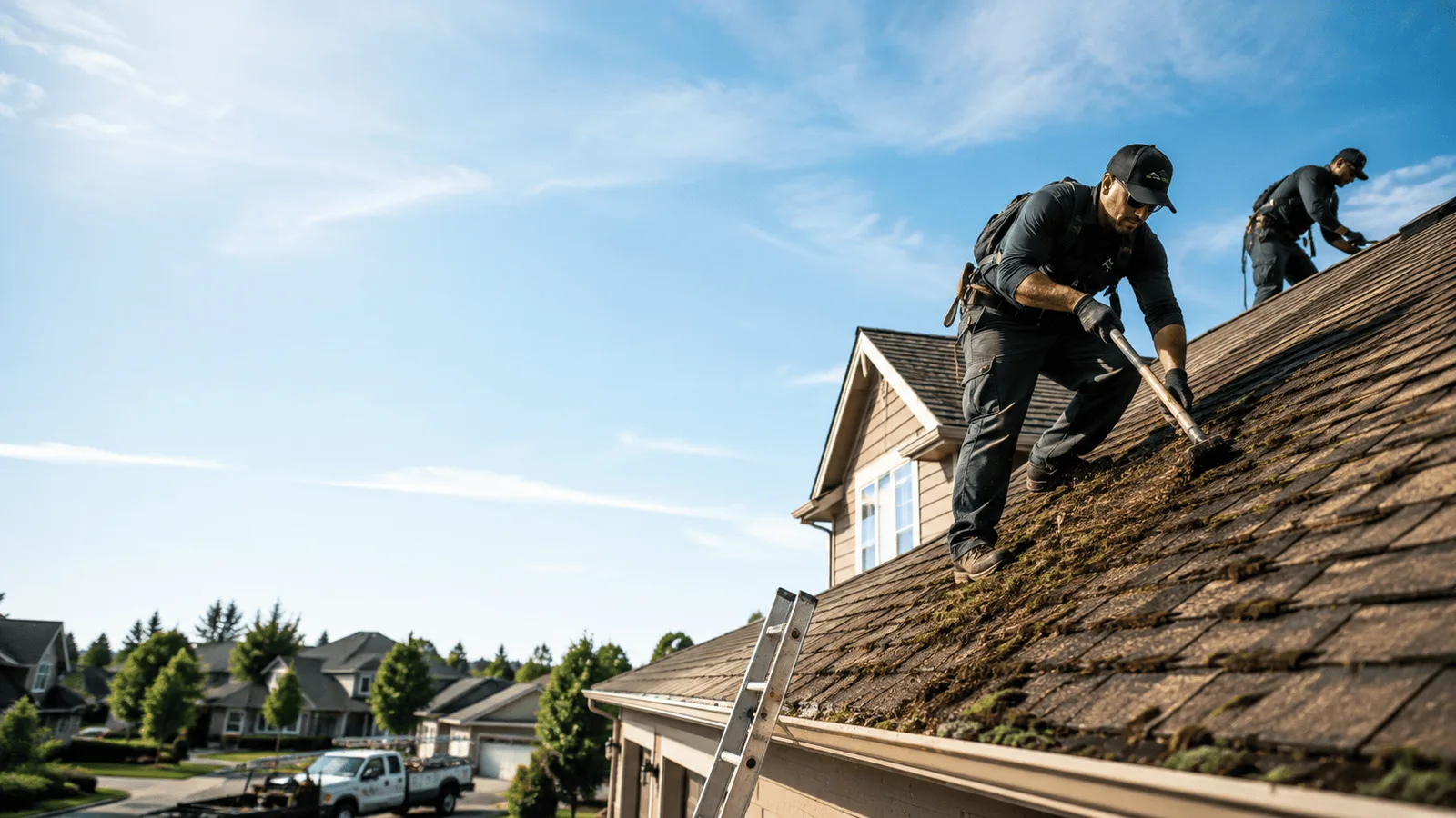 Roof Moss Removal in Blanchester, OH near me